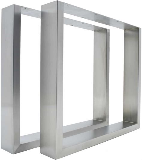 stainless steel box legs|Amazon.com: Steel Table Legs.